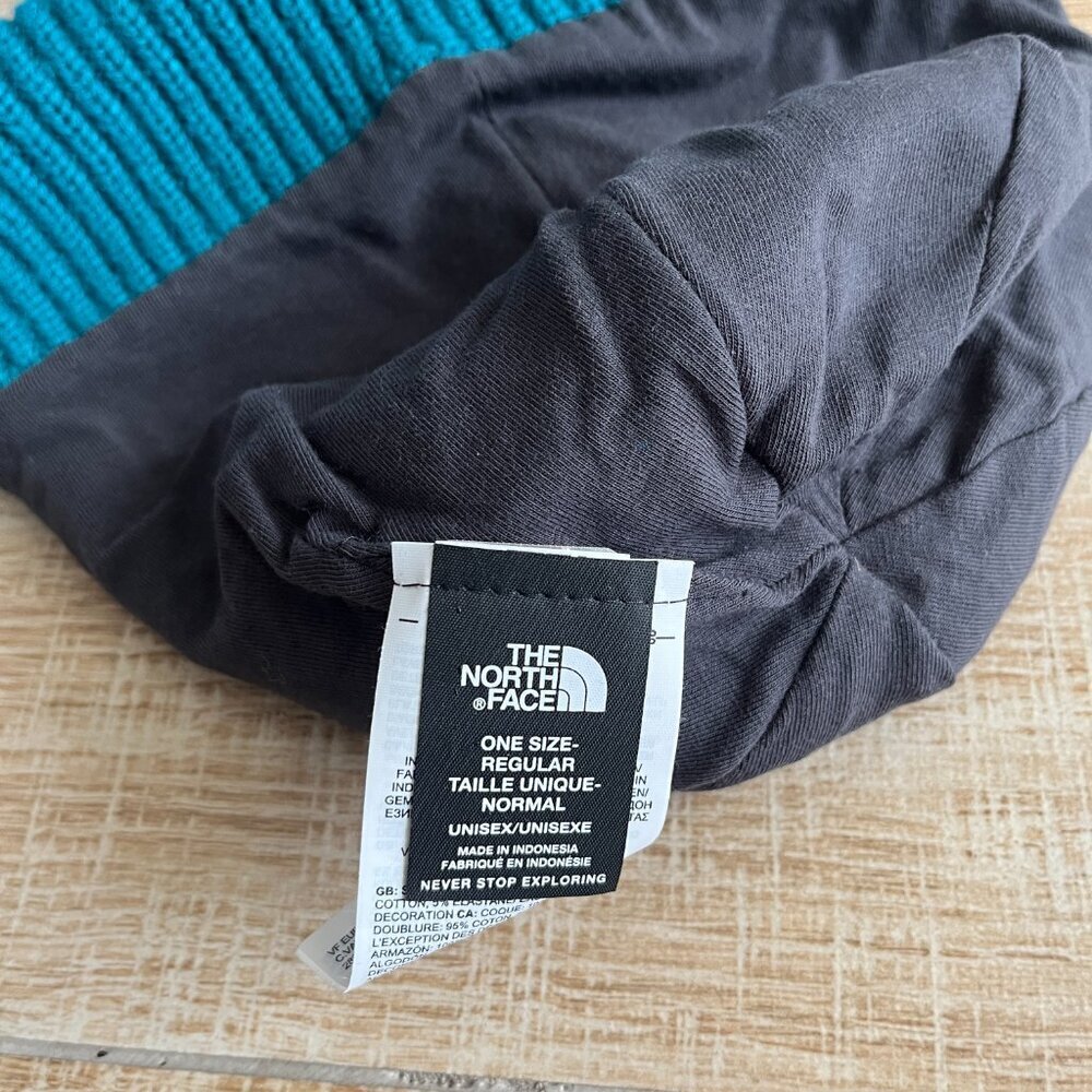 Unisex The North Face Blue Knit Beanie - OS - Picture 4 of 4